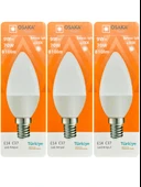 (3 Adet) Osaka 9W (70W) Beyaz Işık (6500K) E14 Duylu (İnce Duy) Led Mum Ampul - 1