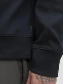 Jack Jones Blachad Brandıng Bisiklet Yaka Erkek Sweat 12261386 thumbnail 6