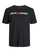 Jack Jones Carp Logo Büyük Beden Erkek Tişört 12184987 - 5