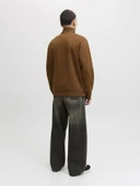 Jack Jones Bradley Fermuarlı Yaka Relax Fit Erkek Sweat 12250747 - 4