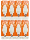 (8 Adet) Osaka 9W (70W) Sarı Işık (3000K) E14 Duylu (İnce Duy) Led Mum Ampul thumbnail 1