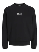 Jack Jones Stance Bisiklet Yaka Relax Fit Erkek Sweat 12282821 - 1