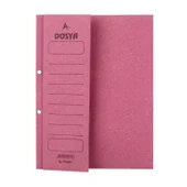 Armat 2. Kalite Yarım Kapak Kapsüllü Dosya Pembe 50 li M0524 - 1