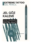 Flormar Extreme Tattoo Ekstra Kalıcı Mat Jel Göz Kalemi 003 Deep Green thumbnail 5