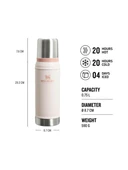 Stanley The Legendary Classic Bottle 0.75 L / 25oz Pembe 10-01612-063 thumbnail 2