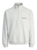 Jack Jones Norrebro Fermuarlı Yaka Relax Fit Erkek Sweat 12282899 - 1