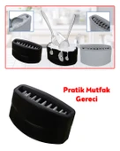 Pratik Mutfak Gereci, Hijyenik Vantuzlu Çatal Kaşık Bıçak Yıkama Fırçası (Çift Fırçalı) - 3