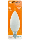 (8 Adet) Osaka 6W (50W) Günışığı (4000K) E14 Duylu (İnce Duy) Led Mum Ampul - 2