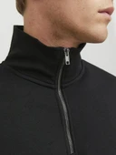 Jack Jones Bradley Fermuarlı Yaka Relax Fit Erkek Sweat 12250747 - 7