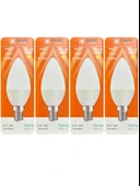 (4 Adet) Osaka 9W (70W) Sarı Işık (3000K) E14 Duylu (İnce Duy) Led Mum Ampul thumbnail 1