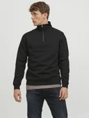 Jack Jones Bradley Fermuarlı Yaka Relax Fit Erkek Sweat 12250747 - 1