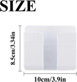 3B Trend Duvara Monte Telefon Tutucu Kendinden Yapışkanlı Cep Telefonu Şarj Uzaktan Kumanda Standı thumbnail 4
