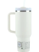 Stanley The Quencher H2.O FlowState™ Tumbler Pipetli Termos 1.18L / 40oz 2.0 Krem 10-12574-014 - 2
