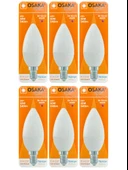 (6 Adet) Osaka 6W (50W) Günışığı (4000K) E14 Duylu (İnce Duy) Led Mum Ampul - 1