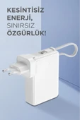 1017 10000 mAh Type-C Taşınabilir 22,5 W Hızlı Şarj Dijital Göstergeli Powerbank - 5