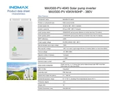 İnomax 45 kW 60 HP Trifaze Solar Pompa Sürücü İnverteri thumbnail 2