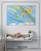 Dünya Haritası Posteri 50x70 cm - 2