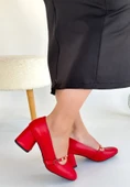 Tino Kırmızı Cilt Topuklu Ayakkabı thumbnail 2