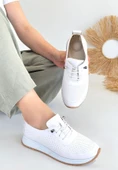 Tone Beyaz Cilt Bağcıklı Spor Ayakkabı thumbnail 3