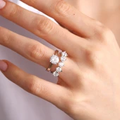 Tektaş & Beştaş Beyaz Altın Yüzük thumbnail 1