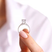 Tektaş & Beştaş Beyaz Altın Yüzük thumbnail 4