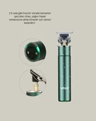 USB Hızlı Şarjlı 3 Saat Kullanımlı Saç Kesme Makinesi thumbnail 2