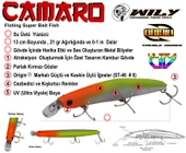 WİLY CAMARO 13 CM MAKET BALIK 21 GR (0-1M) - 2