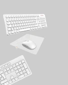 USB Alıcılı Kablosuz Klavye Mouse - Geniş Uyumluluk, Sessiz Tuşlar - 3