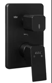 ECA Tiera Ankastre Banyo Bataryası Sıva Üstü 3 Yollu Mat Siyah, 102167335C1-K - 1