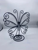 İthal Metal Gri Renk 26x28Cm Küpe Standı - 3