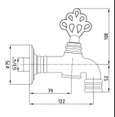 ECA Osmanlı Kurna Musluğu Lak, 102209223 - 3
