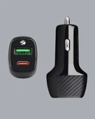 38W Çift Çıkışlı Araç Şarj Cihazı – Type-C ve USB PD Destekli thumbnail 4