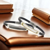 İsim Yazılabilir Kişiselleştirilebilir Çelik Bileklik 3183SCB024 thumbnail 3