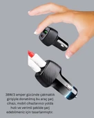 Power Delivery Destekli 38W Araç Tipi Hızlı Şarj Cihazı thumbnail 3