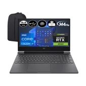 Hp Victus 15-FA2000NT-EP6 13. Nesil Intel Core I7 13620H 32 GB Ram 512 GB SSD RTX4060 144Hz 15.6" Windows 11 Home + Elektropasaj Çanta - 1