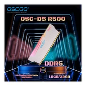 Oscoo White Radiantx R500 RGB 32GB (2X16) 6000MHZ CL46 DDR5 1.35V Ram thumbnail 3