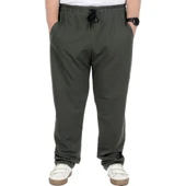 Büyük Beden Erkek Eşofman Altı Classic 2 Ip 11100 Haki thumbnail 5