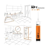 NP1 Çatı Silikonu Beyaz 290 ml - 2