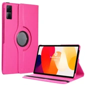 Xiaomi Redmi Pad SE 11 Uyumlu Tablet Kılıfı Cam Ekran Koruyucu Kalem Set Pembe thumbnail 3