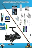 Shimano Sonora AX 420cm 200gr Shimano Speed Master14000 XTD Profesyonel Surf Olta Seti thumbnail 1
