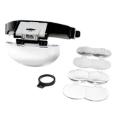 Lens Takmalı 5 Lenslı , Led Lambalı Şapka Tip Büyüteç thumbnail 3