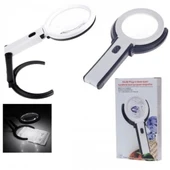 2x5x120mm 10 Ledli Masaüstü Büyüteç - 5