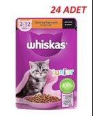Whiskas Pouch Sos İçinde Kümes Hayvanlı Yavru Kedi Konservesi 85 Gr*24 Adet - 1