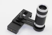 8x18 Zoom Teleskop Telefon Kamera Lensi Mini El Dürbünü - 4