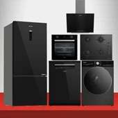 Arçelik Dark Inox Tam Çeyiz Paketi - 1