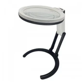 2x5x120mm   10 Ledli  Masaüstü Büyüteç - 1