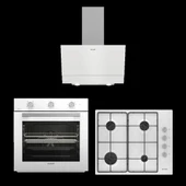 Arçelik Beyaz Cam Şık Ankastre Set thumbnail 1