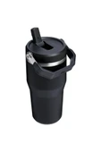 Stanley The IceFlow™ Flip Straw 2.0 Tumbler 0.6L / 20oz Siyah Termos thumbnail 2