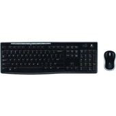 Logitech MK270 Q Türkçe Kablosuz Multimedya Siyah Klavye+ Mouse - 2