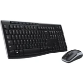 Logitech MK270 Q Türkçe Kablosuz Multimedya Siyah Klavye+ Mouse - 1